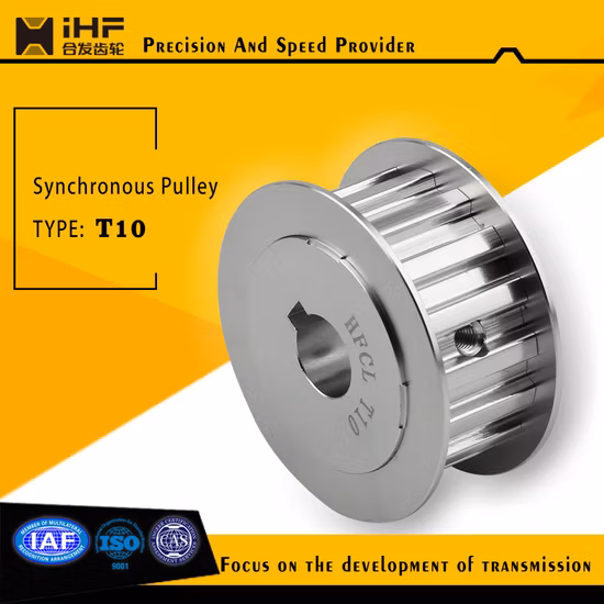 Factory Price High Precision Aluminum Timing Belt Pulley with Customized