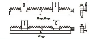 Sliding Gate Opener Rolling Gate Operator Gear Rack